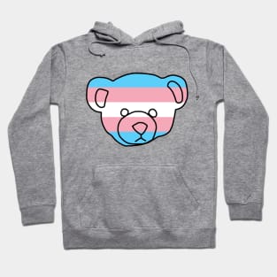 Transgender Pride Flag Bear Hoodie